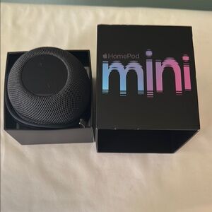 Apple HomePod Mini - Black with Gradient Text
